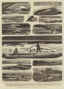 Chasse au canard sur la côte du Pays de Galles - John Charles Dollman